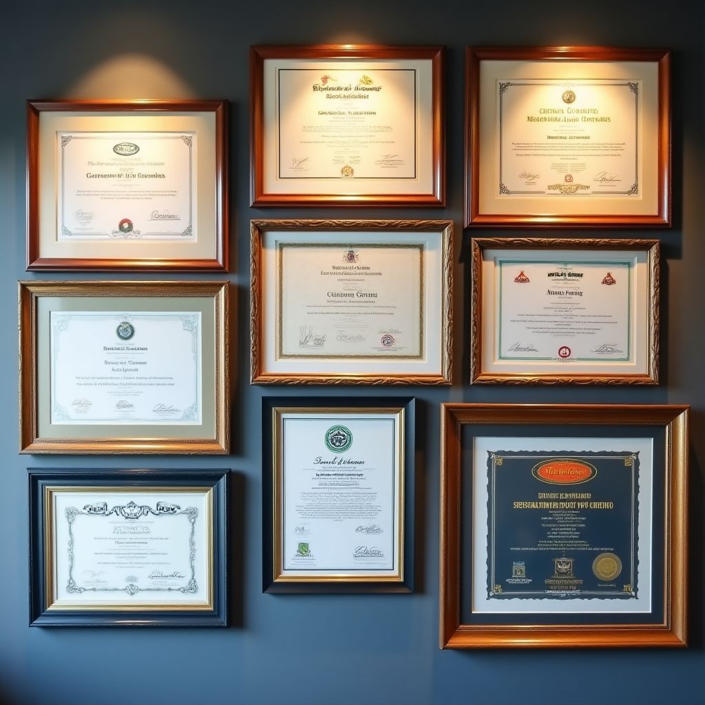 Ocenění a certifikáty našeho autoservisu