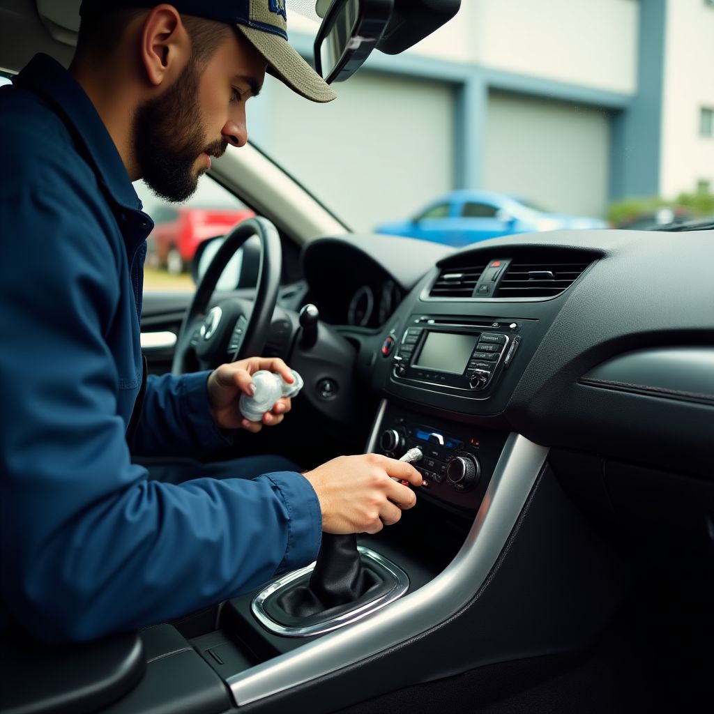 Servis klimatizace automobilu