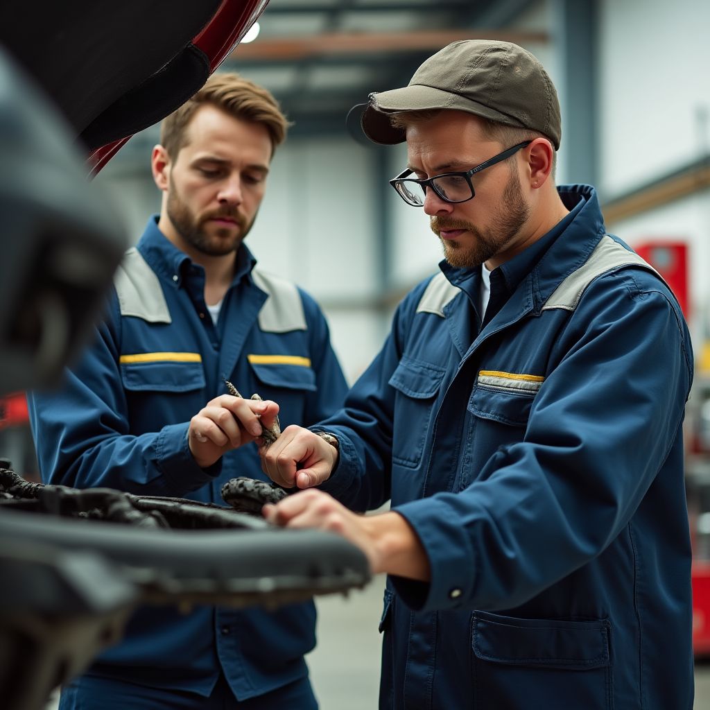 Pozice učeň automechanik